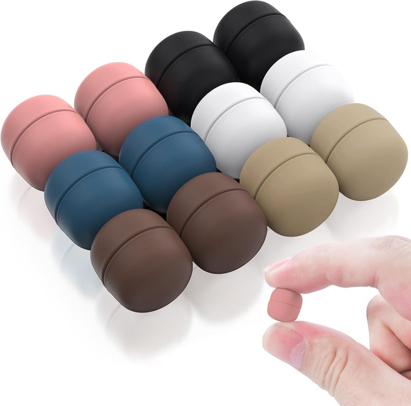 Evnlo 12 Pairs Strong Hijab Magnets Pinless Hijab Pins for Women, Multi Use Magnetic Pins for Scarf Shirts Dress and Clothes - Image 1